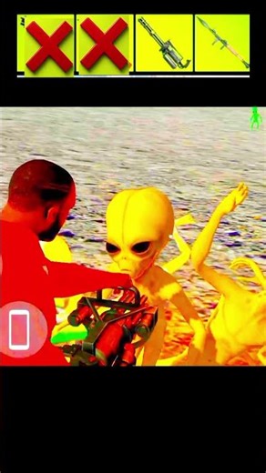 Alien Force orce vs Indian Bike Driving 3d All Gun #shorts​