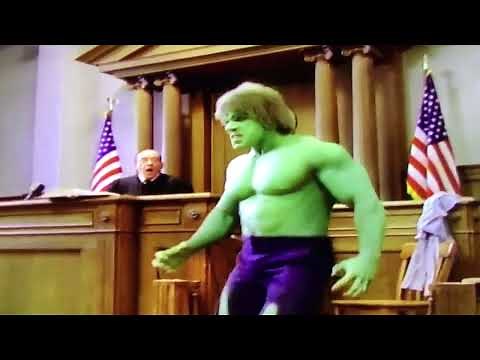 The Trial of the Incredible Hulk the Hulk starts rampage in courtroom scene