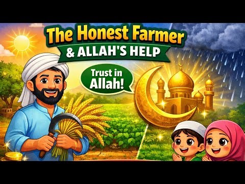 The Honest Farmer and Allah’s Help | Islamic Moral Cartoon Story | Kids Story