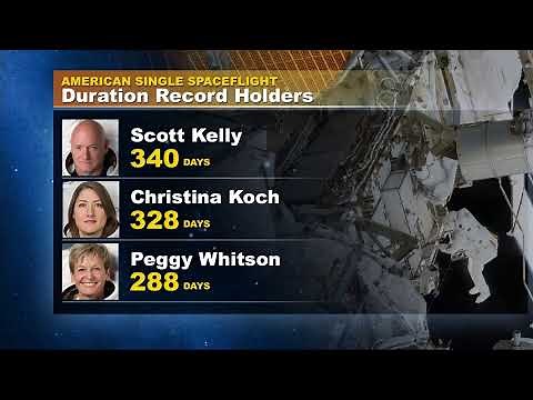 Nasa astronaut returns to earth after 328 days in space – watch live