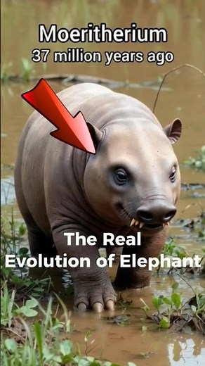 The Evolution of Elephants #animalevolution