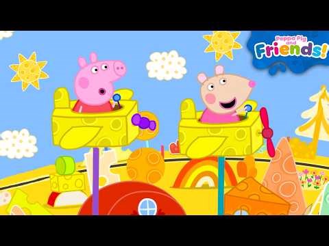 Peppa Pig & Friends Visit CHEESE World! 🧀 Mandy Mouse’s Birthday Special | Full Episode | 1 Hour