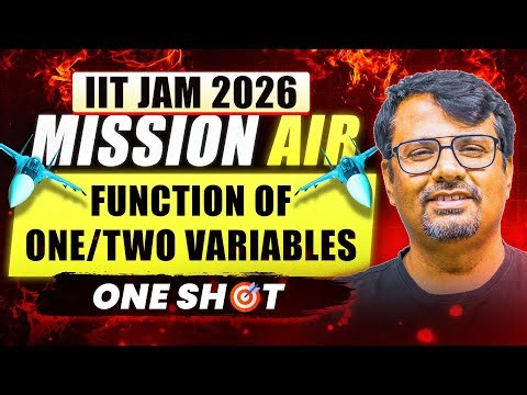Function of One/Two Variable | Mission AIR - IIT JAM 26 | One Short Series | By GP Sir