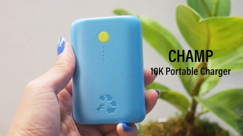 Nimble Champ Portable Charger, 10,000mAh Power Bank Fast Charging, 20W Dual USB-C Battery Pack with Cable, Travel Essential Power Bank for iPhone Laptops Galaxy Tablet Pixel iPad Macbook Kindle Airpod