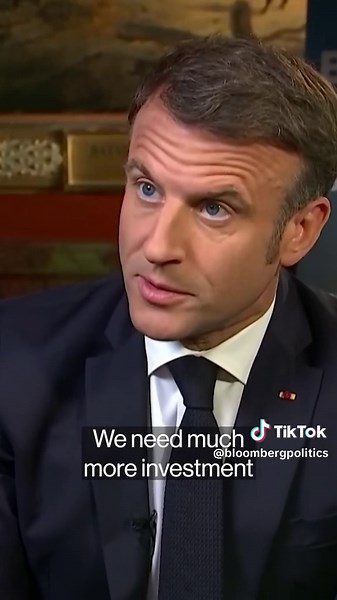 President Emmanuel #Macron said he would be open to seeing a major French #bank being taken over by a #EuropeanUnion rival in order to spur the deeper financial integration he sees as critical for the bloc’s future prosperity. “Dealing as Europeans means you need consolidation as Europeans,” Macron said in an interview with Bloomberg Editor-in-Chief John Micklethwait on the sidelines of the Choose #France investment summit in Versailles near Paris. Tap the link in bio to read more. #worldnews #p