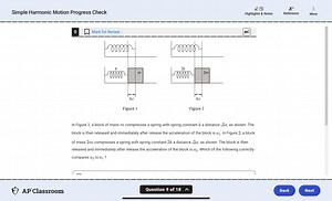 Simple Harmonic Motion Progress CheckHighlights \& NotesRefer... | Filo