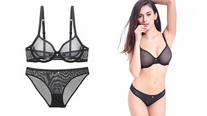 Watch Varsbaby Women See-Through Mesh Transparent Everyday Bra on Amazon Live