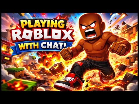 PLAYING ROBLOX WITH CHAT + (😭My body gave up) L OBAII