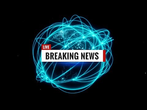 Free Blue Light Abstract Earth Breaking News Intro Outro Video Template (Customizable) - FlexClip
