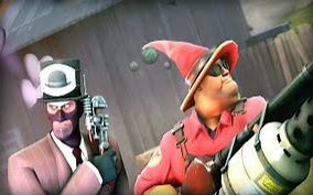 Rocket Jumping Spy! TF2 Randomizer Mod.