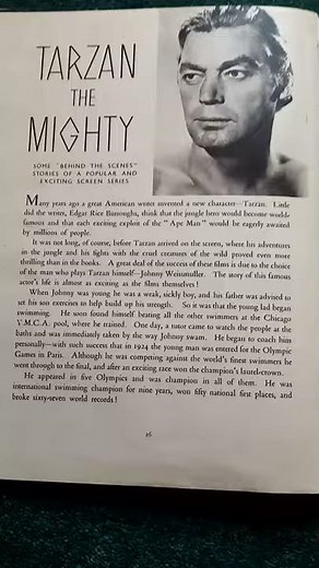 The cutting edge official film archive 1952 article tarzan Johnny weissmuller