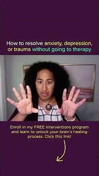 How to resolve anxiety, depression, or trauma without going to therapy