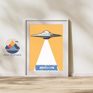 Ontological Shock UFO Poster Printable Art- UAP Disclosure Awareness- Alien Spaceship- Flying Saucer- Ets NHI Catastrophic Disclosure - Etsy Canada