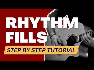 How To Play RHYTHM FILLS Between CHORDS [Beginner Tutorial]