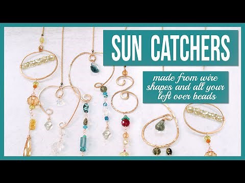 How to make Wire Ornaments or Sun Catchers - From Beaducation Live Episode 54