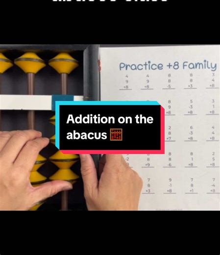 Adding on the abacus is a little different but it is easy to remember. #lynetteyung #learningwithlynette #mathactivity #abacus #abacusclass #abacusmath #mathfun #teachertok #workbook #math #mathisfun #parentsoftiktok #educationalpurposes #educationtiktok