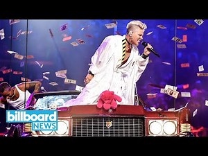 Pink Gives Eye-Popping Performance & Heartfelt Acceptance Speech at 2017 MTV VMAs | Billboard News