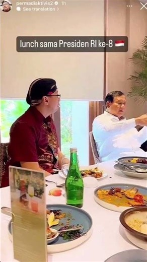 ABU JANDA AND PRABOWO❗😡