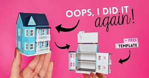 DIY paper DOLLHOUSE | How to Turn SCRAP PAPER into a MINIATURE dollhouse for your DOLLS!