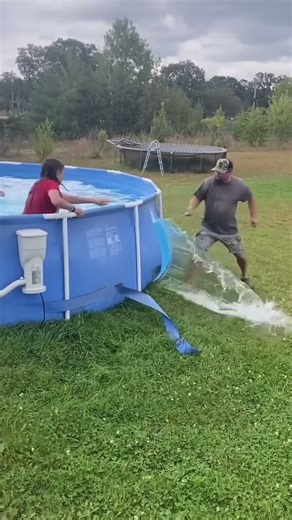 Why blow up the pool🫡