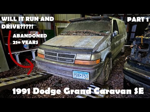 Will this 1991 Dodge Grand Caravan SE RUN & DRIVE after 21 years ABANDONED?! | ITS ROUGH | Part 1