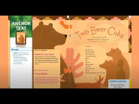 Journeys Lesson 19 for Third Grade: Two Bear Cubs