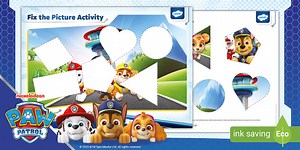 PAW Patrol: Fix the Picture Activity