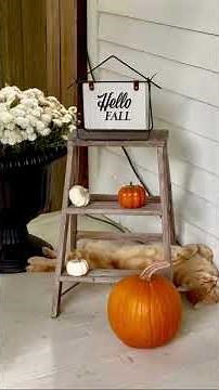 🍁Come join me for a fall decorating marathon. #fall #autumn #decor #decoration #decorating #home