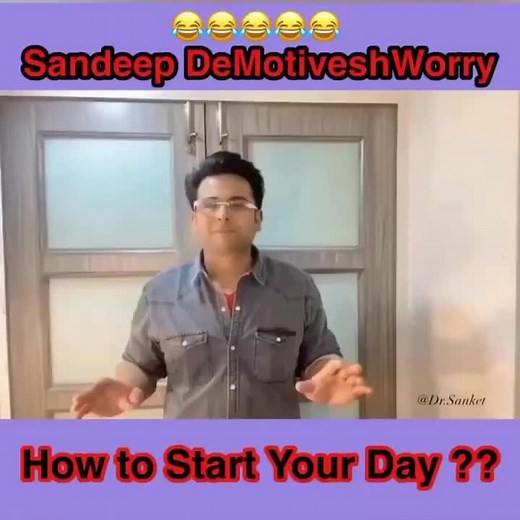 *Sandeep DeMotiveshWorry* 😂😂😂 #revision #lol #demotivational #motivation | Dr. Sanket Bhosale