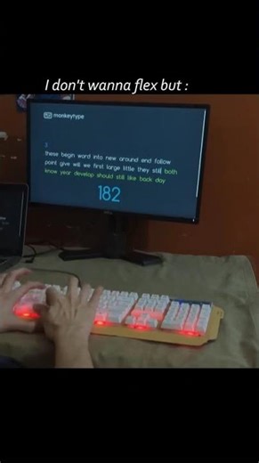 what's your typing speed? #typing #monkeytype