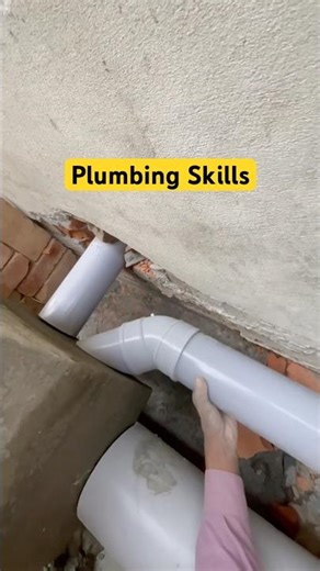 sewerage pipe fittings-plumbing skills #plumbingandpipefitting #plumbingexperts