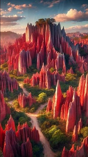 Verborgene Welt: Die roten Tsingy von Madagaskar 🏜️