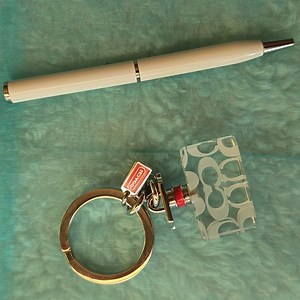 Coach Keychain Mini Perfume Bottle And COACH Mini Pen 2 Fer