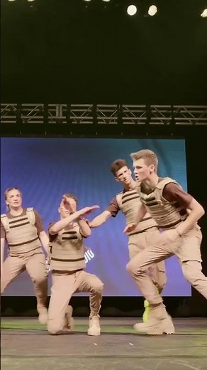 Leggo Dance Studio marches in strong and sets the whole stage on fire 🪖🔥#dance #ytshorts