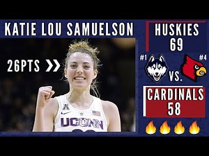 Katie Lou Samuelson 26pts Full Highlights vs Louisville Cardinals - 02.12.18