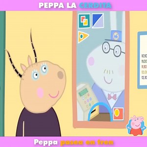 Peppa Pig en Español - Peppa pasea en tren - Pepa la cerdita | Watch full
