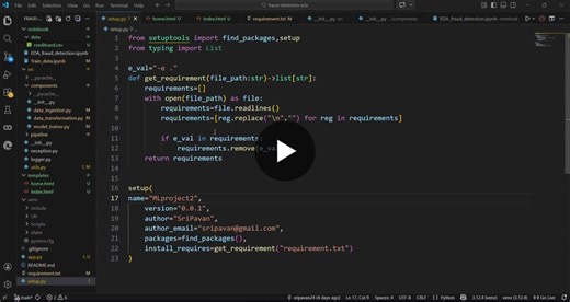 #machinelearning #datascience #frauddetection #python #opentowork | Sri pavan Vannam