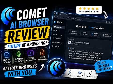 🔥 Comet AI Browser Review — Future of Browsing?