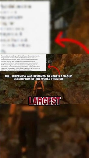 What Devs HAVE Confirmed About Tomb Raider Catalyst #tombraidercatalyst #tombraider #rumors #shorts