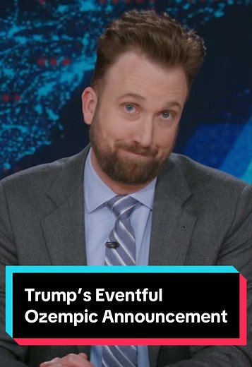 At a dramatic White House press conference, Americans got a cut on Ozempic prices, a new diet plan, and perhaps the greatest image of the Trump presidency #DailyShow #JordanKlepper #Trump #Ozempic