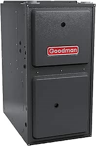 Goodman 97% AFUE Modulating Upflow/Horizontal variable speed 100k BTU Low NOx Natural Gas furnace (21 wide) (GRVM971005CN)