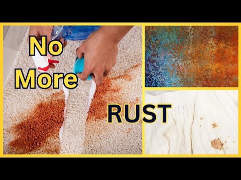 How to Get RUST STAINS Out of Clothes, Carpet, AND Upholstery!