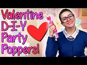 Valentines Day - DIY Party Favors - Crafts for Kids w/ Crafty Carol at Cool School - Videos For Kids