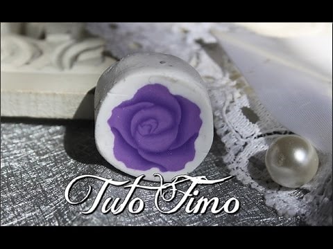 [♥✿ Tuto Fimo : cane rose ✿♥] ~ [♥✿ Polymer Clay Tutorial : cane rose ✿♥]