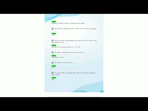 ACI Concrete FieldTesting Technician Grade I Exam Guide Latest 2025 2026 Update QA Grade A 100% Cor