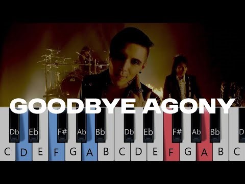 Black Veil Brides - Goodbye Agony (FULL Piano Tutorial)