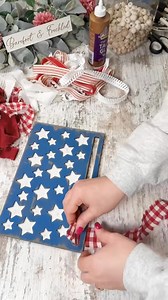 Rag Flag Tutorial for those of you who have purchased the wood blanks🇺🇸 | Barefoot & Freckled, LLC