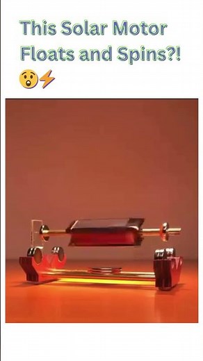This Solar Motor Floats and Spins?! 😲⚡ | Easy Science Lessons