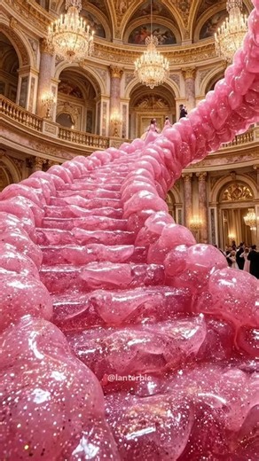 [ASMR] Stepping on COLOSSAL Princess Jelly! ✨👸 Which glittering squish is best? 👇 💖 1. Pink Diamond 🎀 2. Magenta Rose 🤍 3. Iridescent Pearl 💜 4. Crystal Violet 👑 5. Golden Champagne Immerse yourself in a deeply relaxing visual ASMR experience as we ascend gracefully curved, colossal staircases made entirely of massively overgrown mounds of elegant, glittering princess jelly! Watch closely from the waist down to observe the incredibly satisfying physics of bare feet sinking deeply into bou