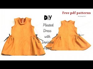 DIY Girls dress + FREE Patterns | Zoe DIY